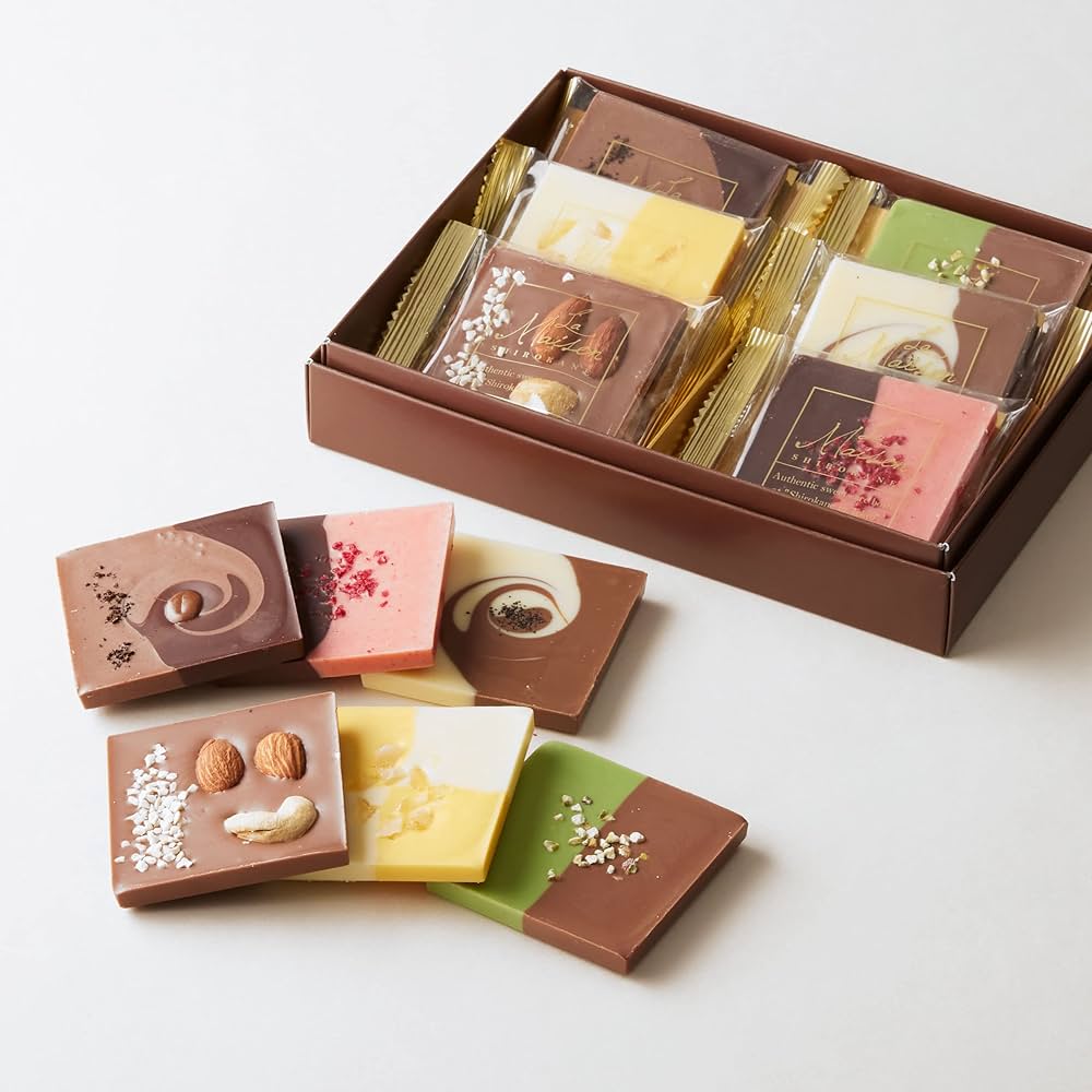 Amazon.co.jp: La Maison Shirokane Tablets, 6 Pieces, Chocolate